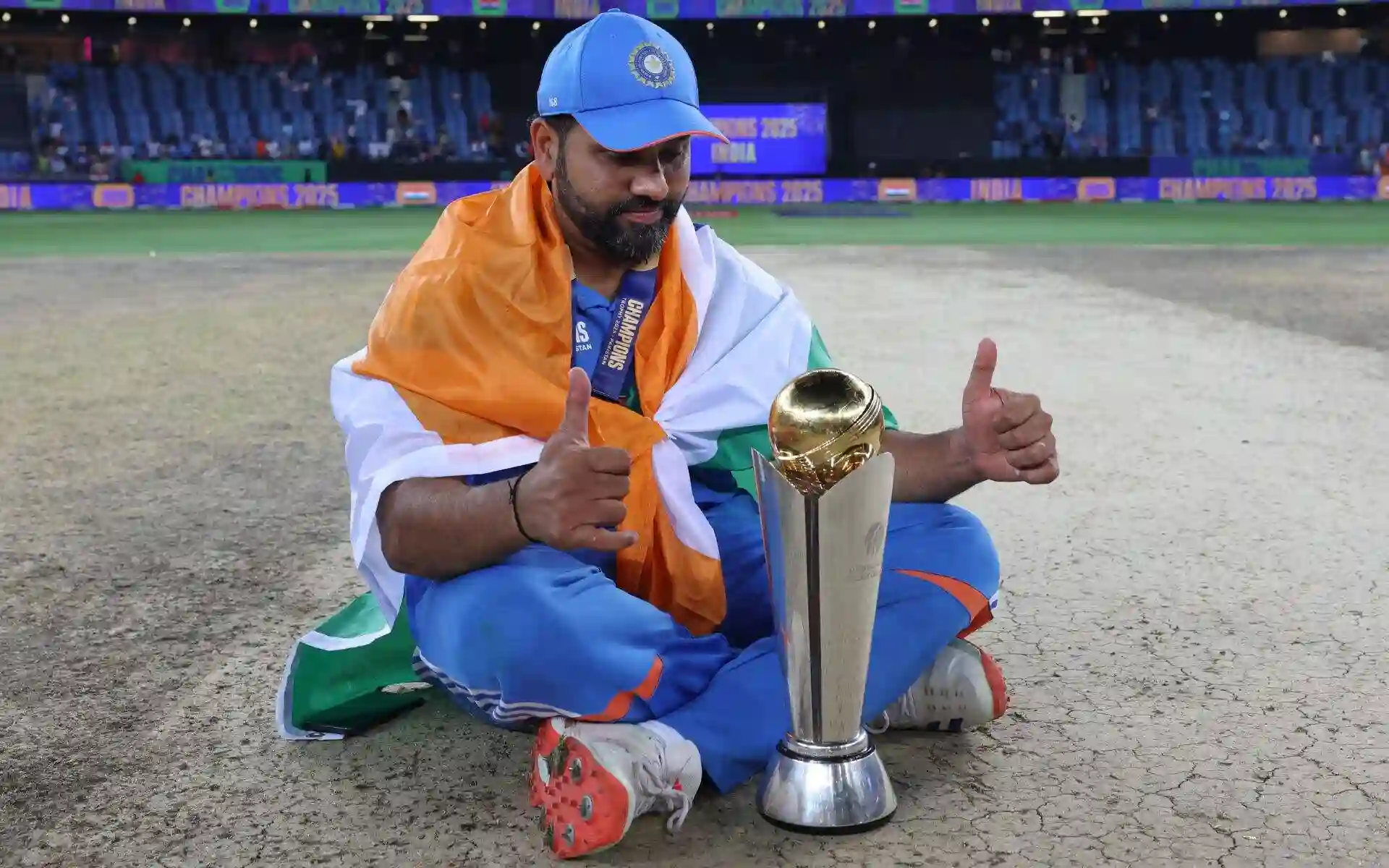 Captains With POTM Award In Men’s ICC Tournament Finals
